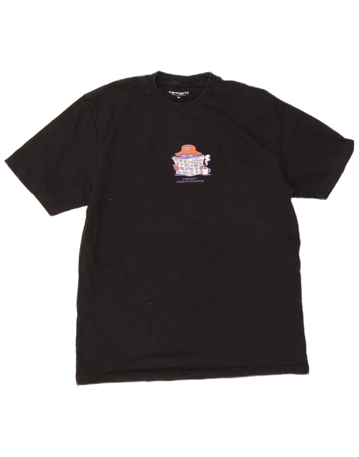 Tricou grafic pentru bărbați Carhartt Top mediu negru