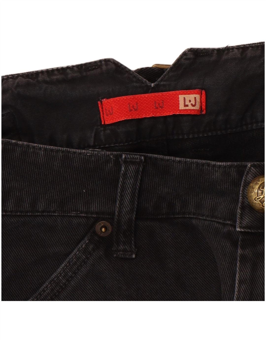 Blugi slim pentru femei Liu Jo W27 L33 bumbac negru