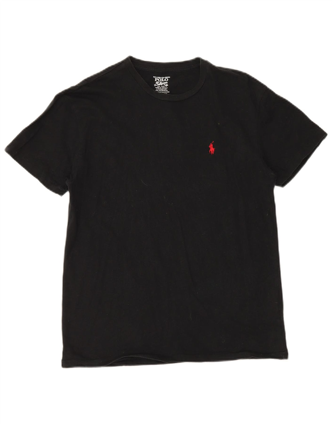 POLO RALPH LAUREN Tricou Bărbați Top Mic Bumbac Negru
