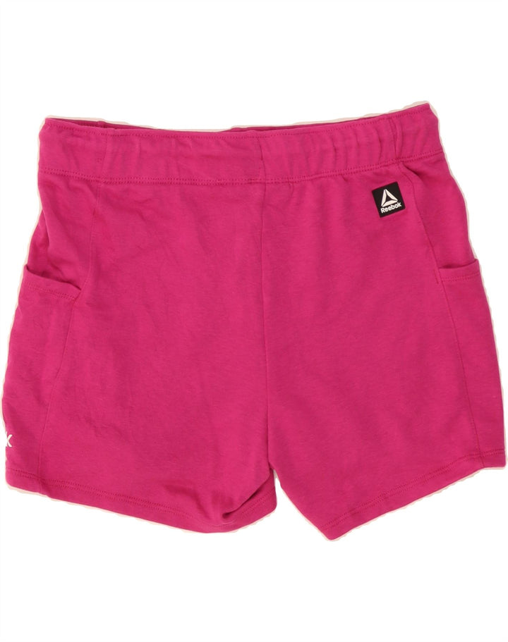 REEBOK Womens Sport Shorts UK 14 Medium  Pink Vintage Reebok and Second-Hand Reebok from Messina Hembry 
