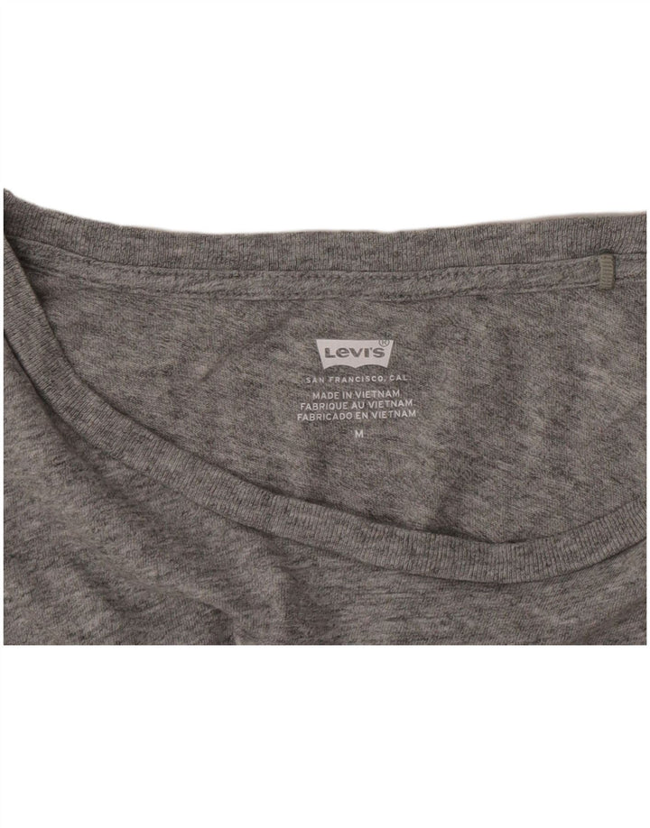 Tricou cu grafic pentru femei Levi's Top UK 14 Medium Grey Flecked