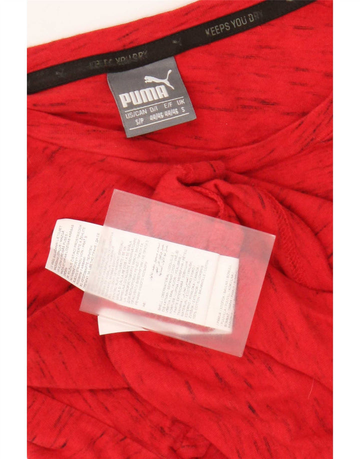 Tricou pentru bărbați Puma Top mic, roșu, bumbac cu pete