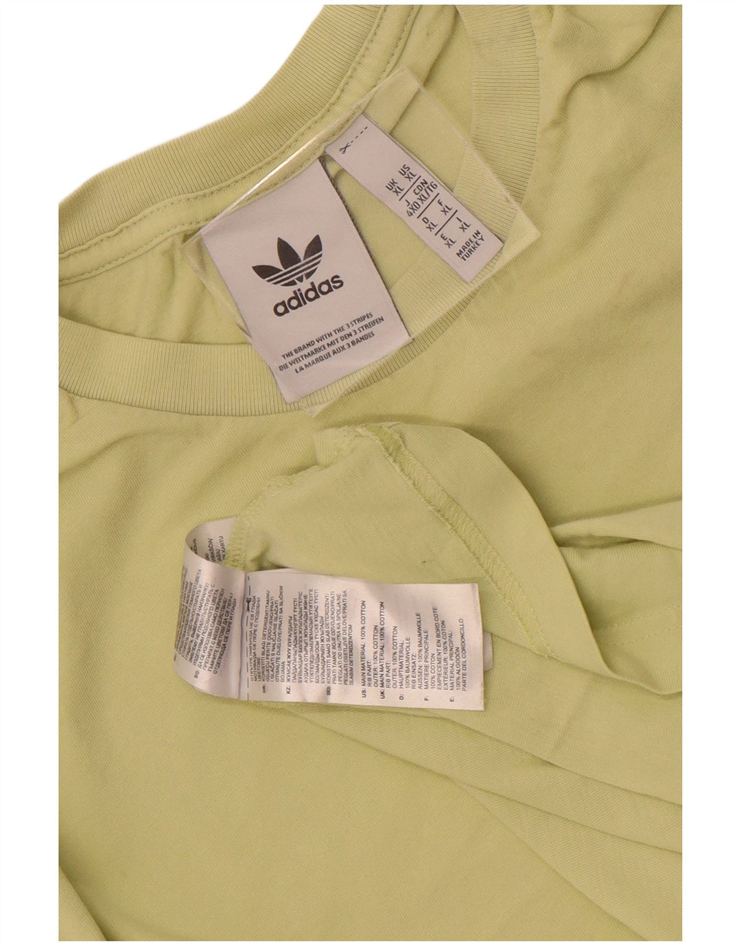 Tricou grafic pentru bărbați Adidas Top XL Bumbac verde
