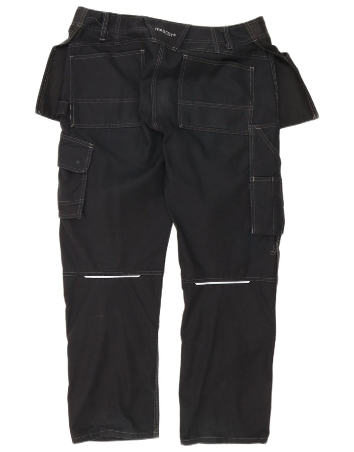 Pantaloni cargo drepți Mascot pentru bărbați L36.5 L30 Poliester negru