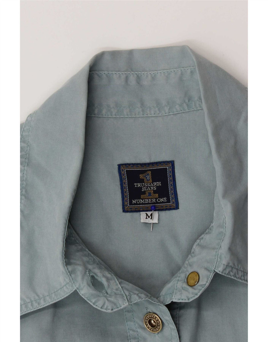 Cămașă fără mâneci pentru femei Trussardi UK 14 Medium Blue