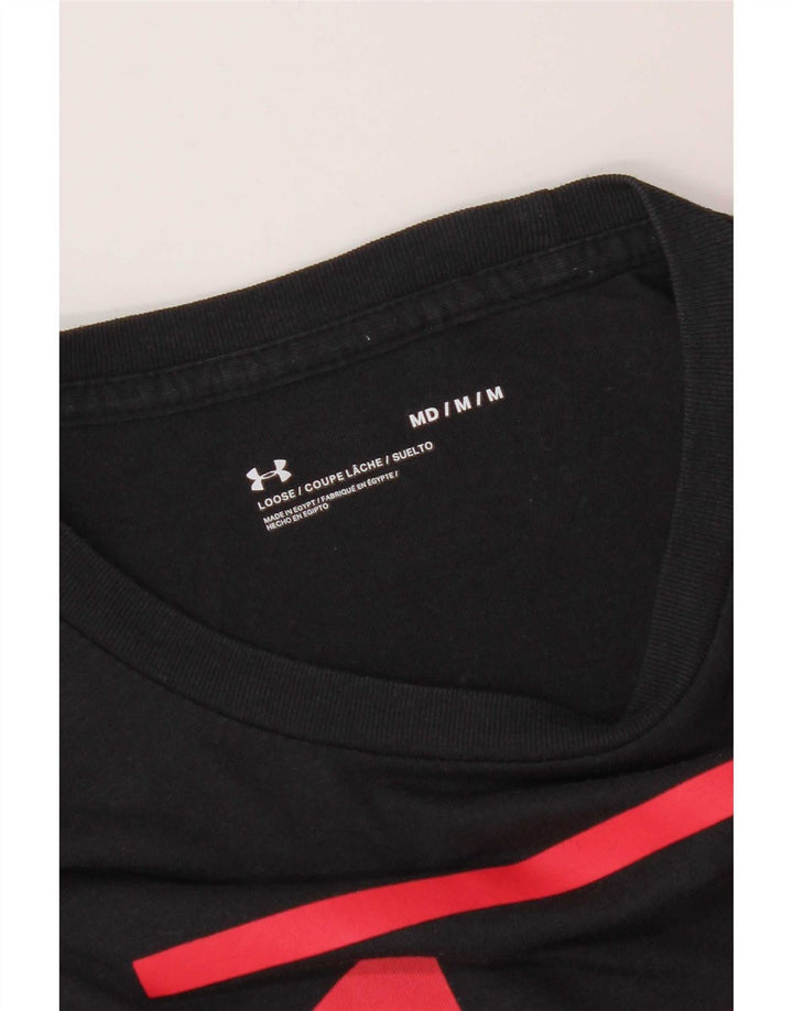 Tricou grafic pentru bărbați Under Armour Top Mediu Negru