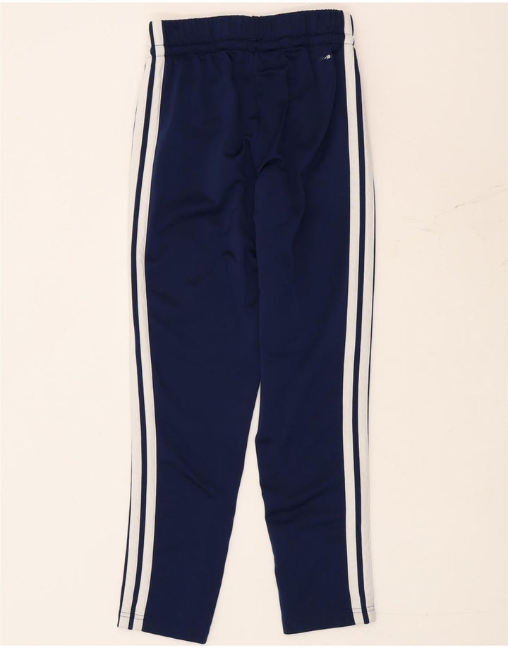 Pantaloni de trening Adidas Climacool pentru baieti 11-12 ani poliester bleumarin