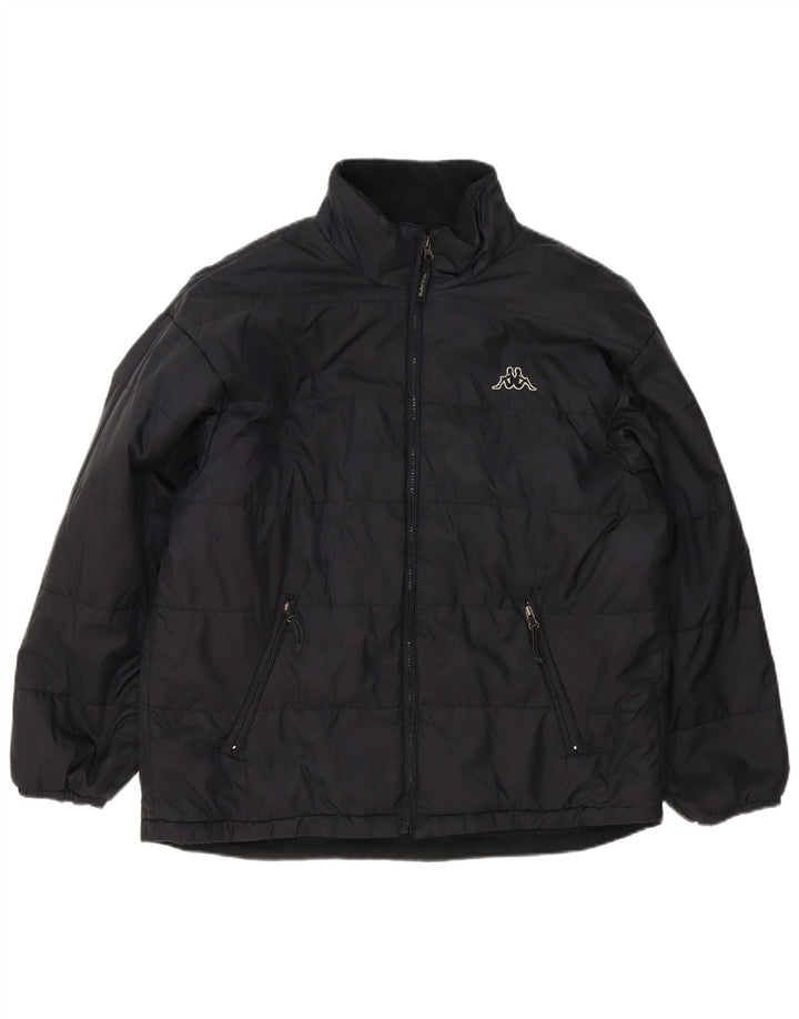Jachetă căptușită pentru bărbați Kappa UK 40 Large Black