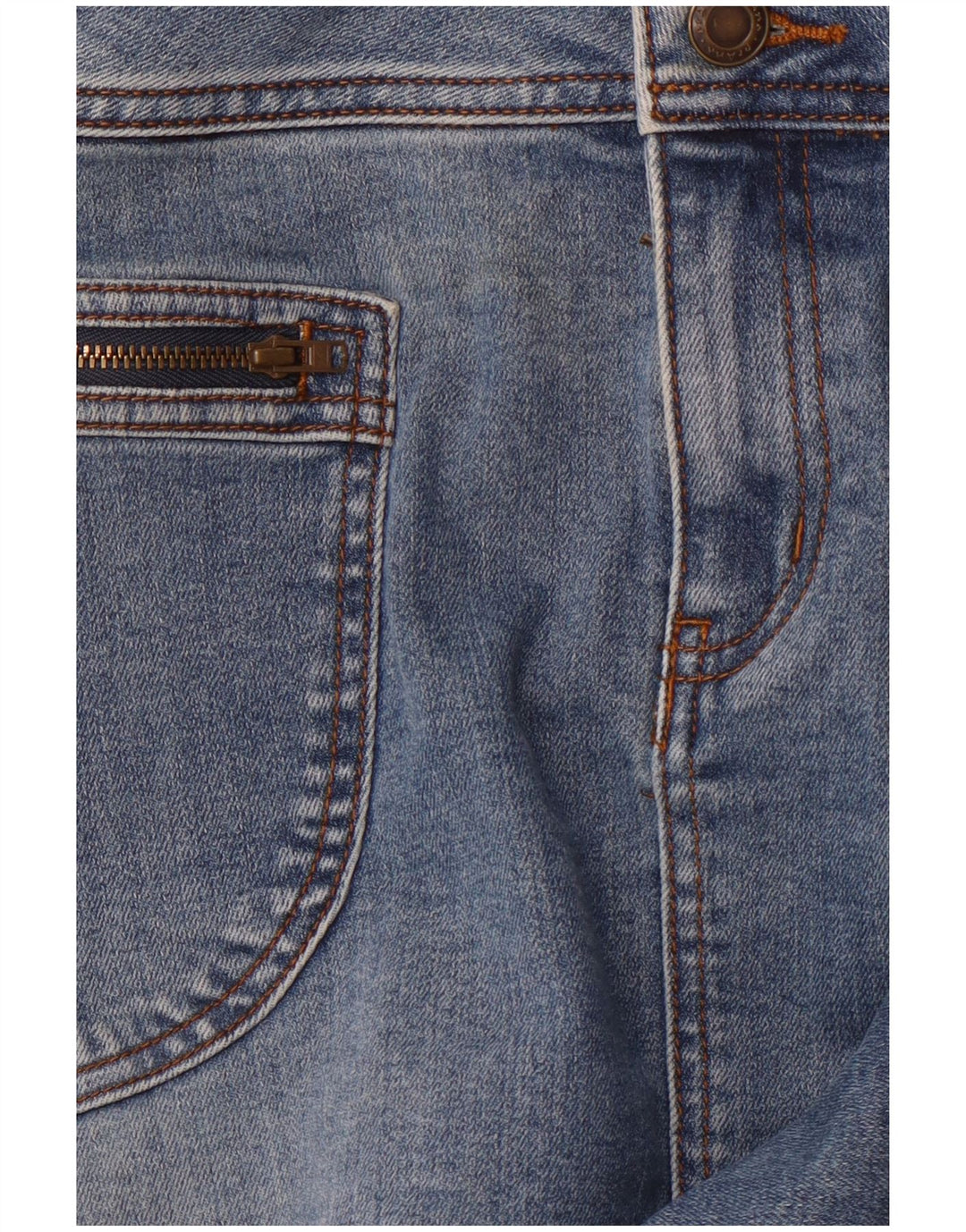 Fusta de blugi pentru femei cu talie înaltă PRANA us 2 XS W26 Bumbac albastru