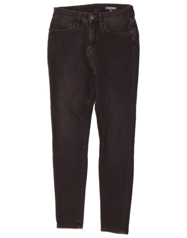 Blugi skinny pentru femei Tommy Hilfiger W27 L28 bumbac negru