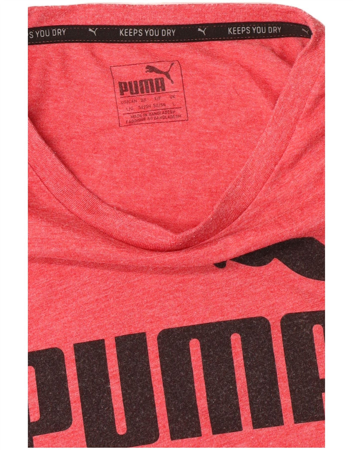 Tricou grafic Puma pentru bărbați Top Large Pink