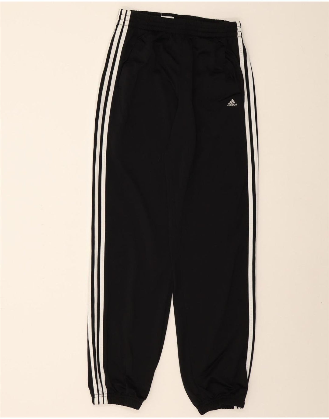 ADIDAS Băieți Pantaloni Trening Pantaloni Joggeri 15-16 Ani Poliester Negru