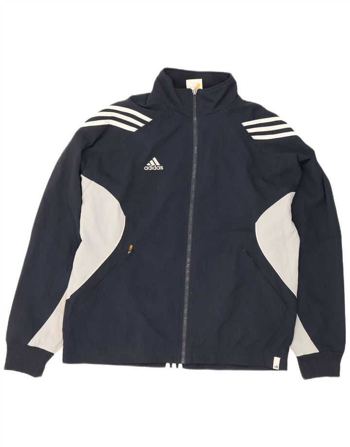 Jachetă de trening Adidas pentru bărbați Marea Britanie 40/42 Medium Bleumarin Colorblock
