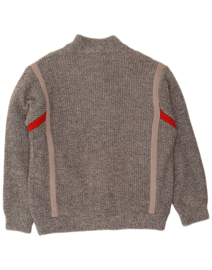 Pulover cardigan pentru bărbați Gabriella Frattini IT 52 mare, gri cu pete