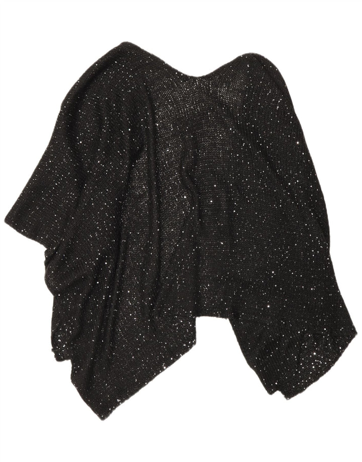 Pulover poncho pentru femei Marks & Spencer, mărime unică, acrilic cu pată negru