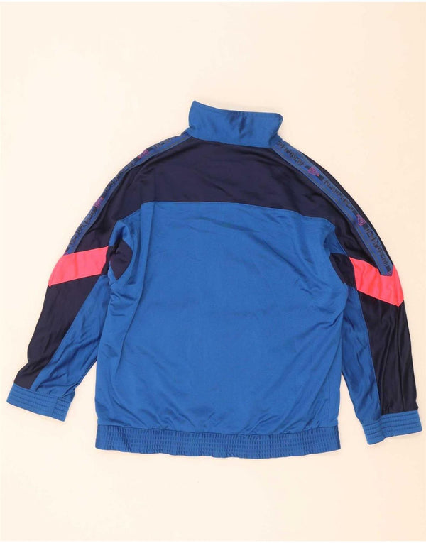 Astrolabio Mens Graphic Tracksuit Top Jacket Medium Blue Colourblock