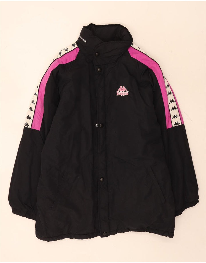 Jachetă Windbreaker cu grafică pentru bărbați Kappa UK 40, mare, negru, color block