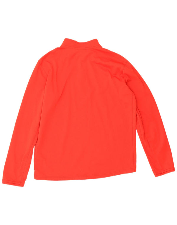Trening pentru băieți Dri Fit Zip Neck Pullover Top 13-14 ani XL Roșu