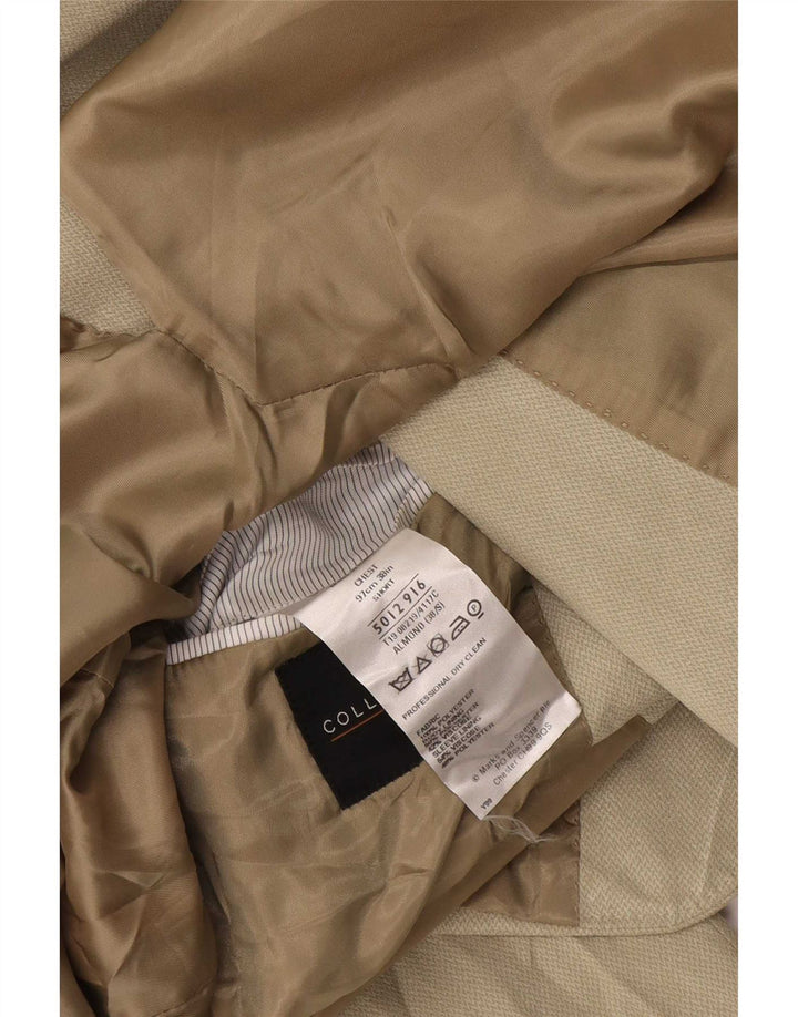 Jachetă pentru bărbați Marks & Spencer, scurtă, cu 2 nasturi, UK 38 Bej mediu