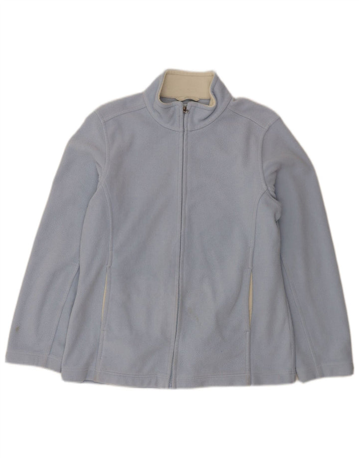 Jachetă fleece supradimensionată pentru femei Marks & Spencer UK 10 Small Blue Poliester