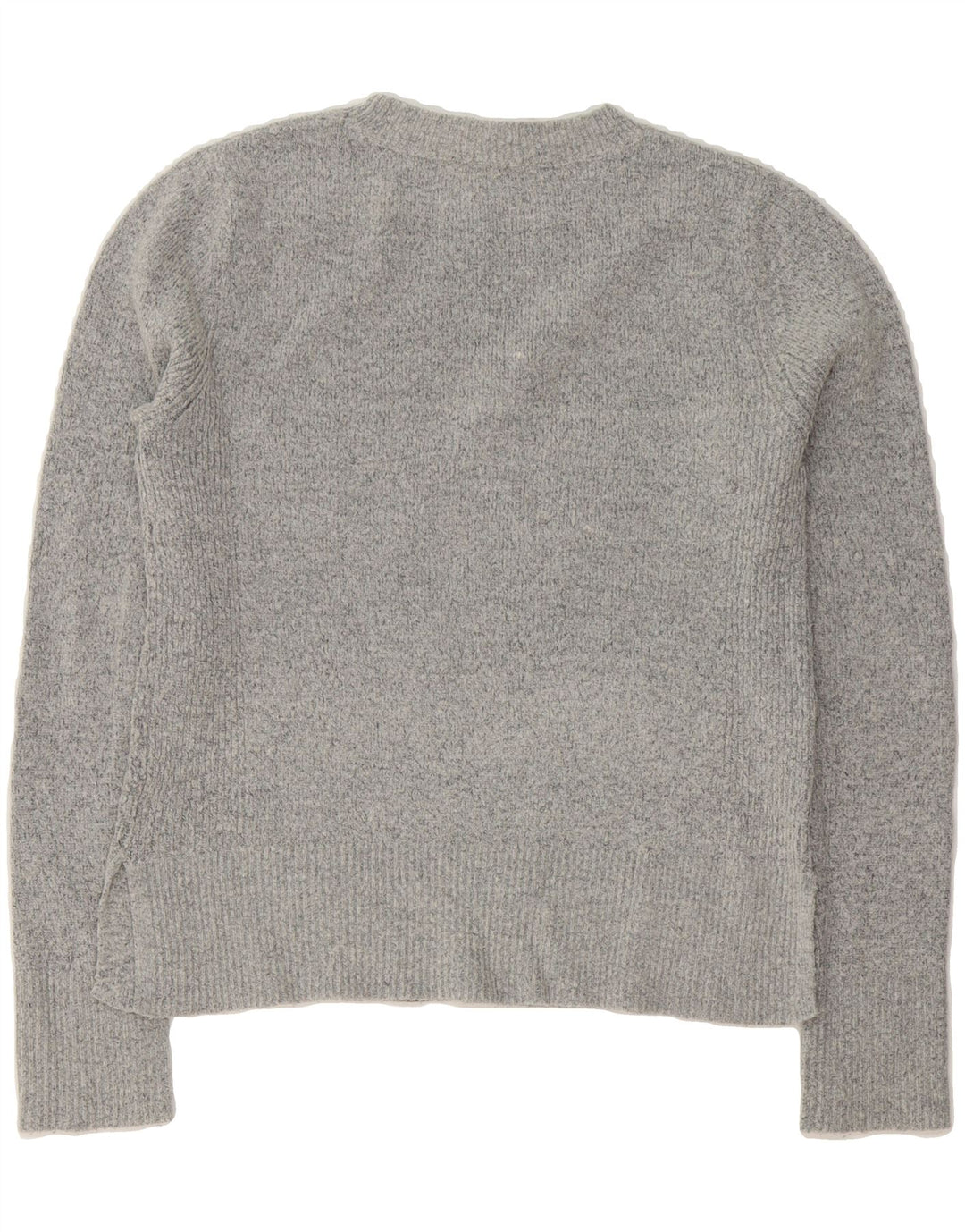OASIS Womens Crew Neck Jumper Sweater UK 12 Medium Grey Acrylic Vintage Oasis and Second-Hand Oasis from Messina Hembry 