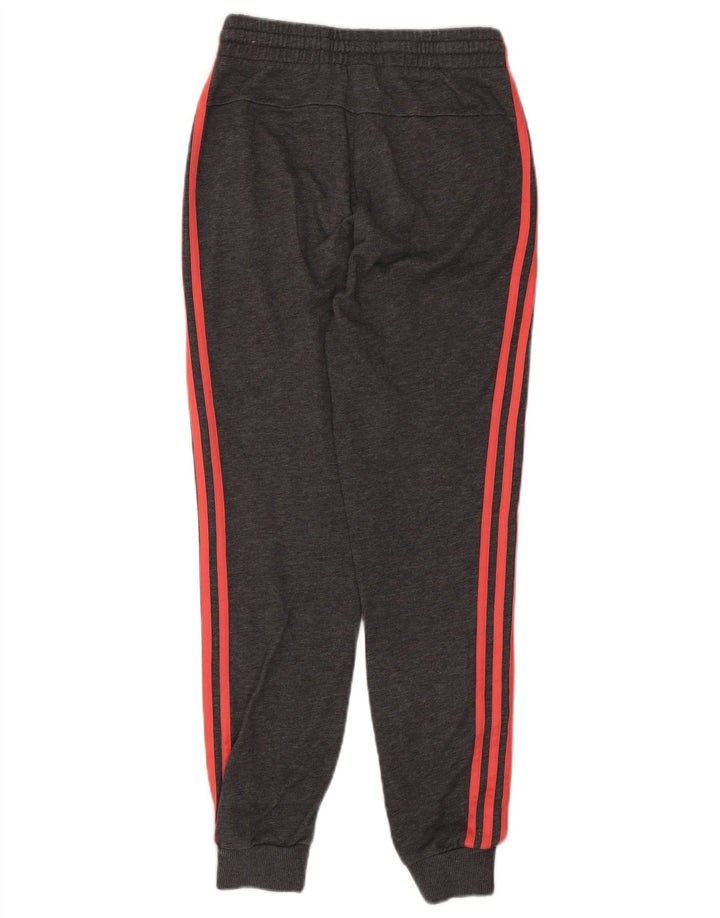 ADIDAS Womens Tracksuit Trousers Joggers UK 8/10 Small  Grey Cotton Vintage Adidas and Second-Hand Adidas from Messina Hembry 