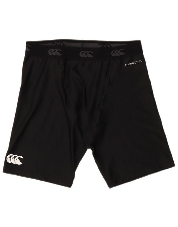 Canterbury Mens Graphic Sport Shorts XL Black Polyester