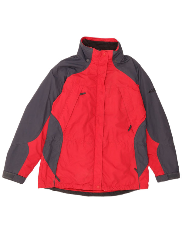 Jachetă de ploaie Columbia pentru femei UK 16, mare, bleumarin, poliester color bloc