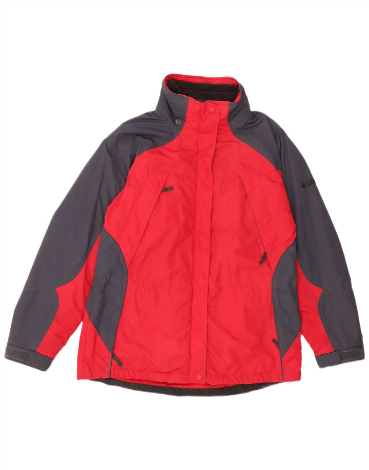 Jachetă de ploaie Columbia pentru femei UK 16, mare, bleumarin, poliester color bloc