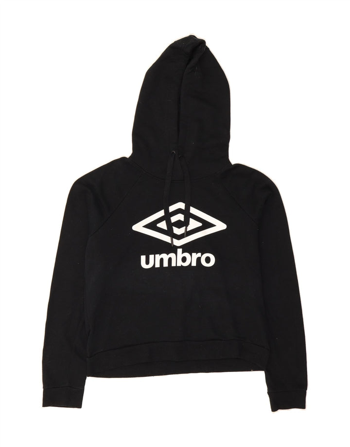 Womens Graphic Hoodie Jumper UK 14 Medium Vintage Umbro and Second-Hand Umbro from Messina Hembry 