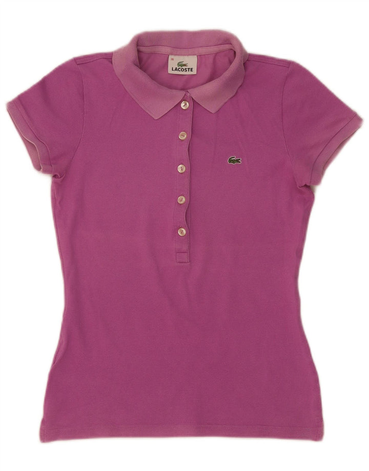 Tricou polo Lacoste Femei Mărimea 36 Bumbac roz mic