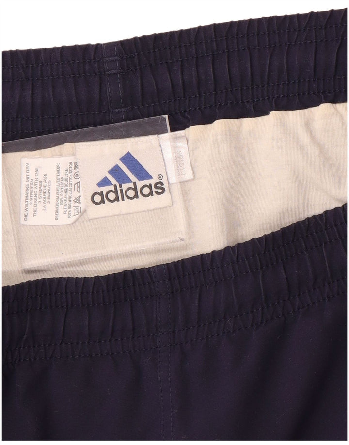 Pantaloni scurți sport pentru bărbați Adidas, mari, albastru, poliester