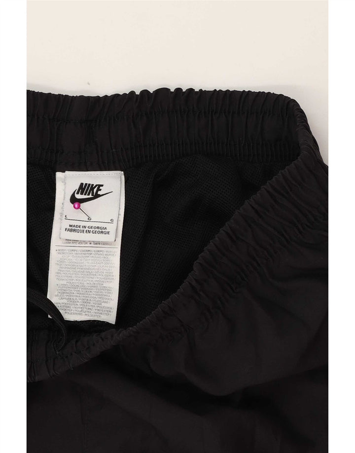 Pantaloni de trening grafic Nike pentru bărbați Pantaloni de jogging mari, negru, poliester