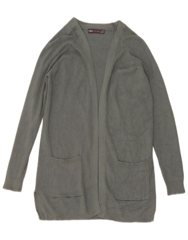 Pulover cardigan deschis pentru femei Marks & Spencer UK 6 XS Viscoză verde