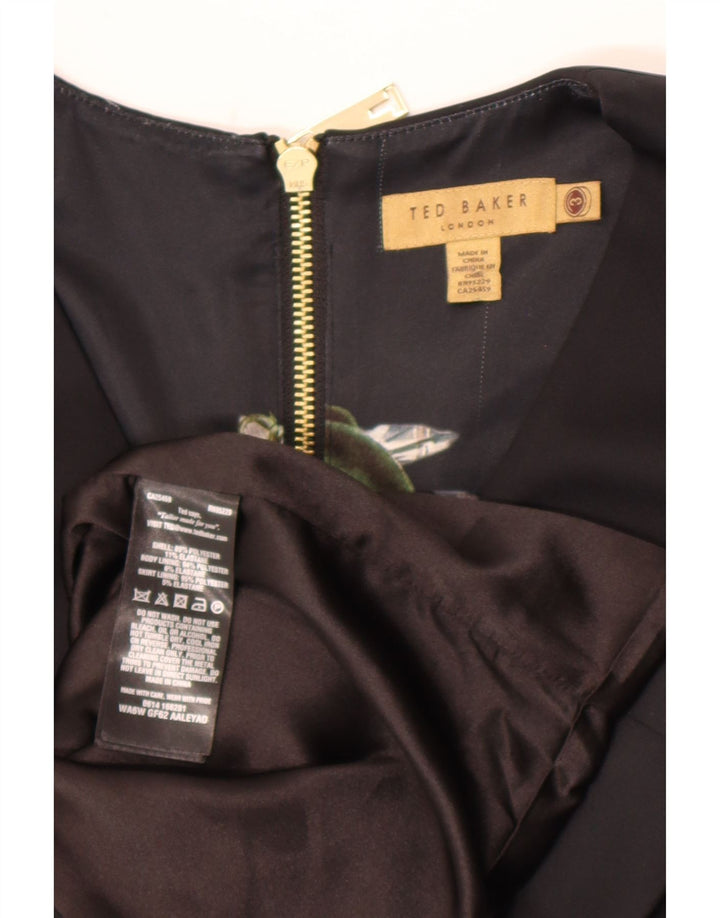 Rochie bodycon fără mâneci pentru femei Ted Baker Mărimea 3 Poliester mediu negru