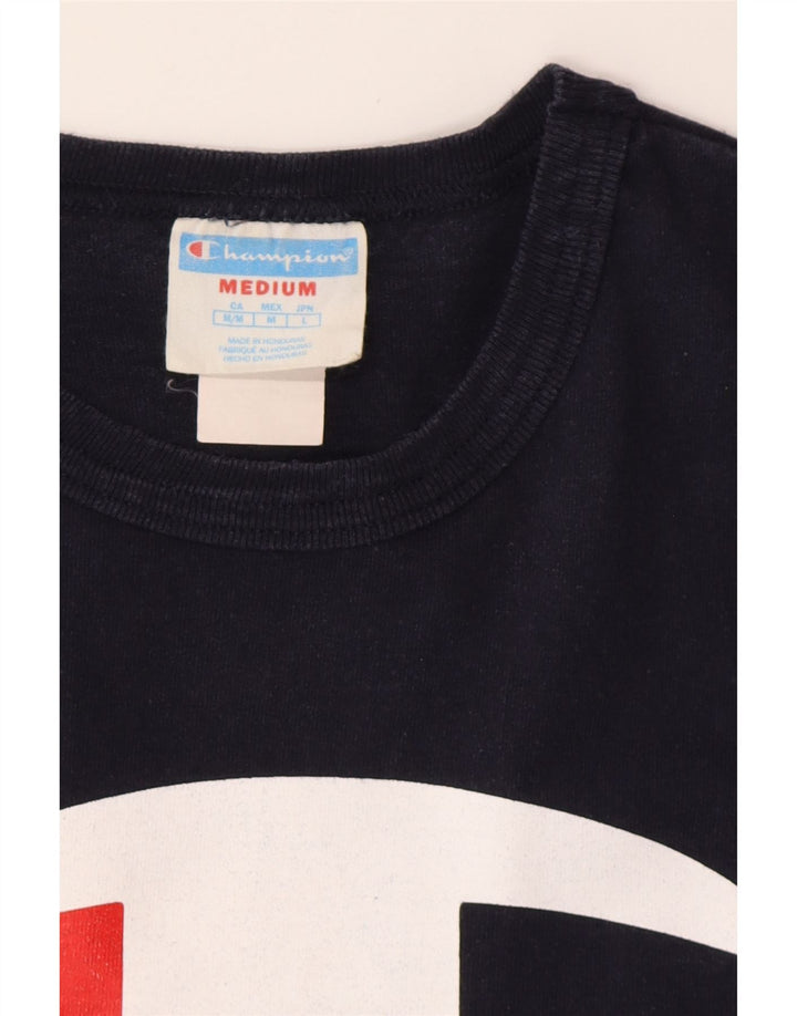 Tricou grafic pentru bărbați CHAMPION Top Mediu Bleumarin