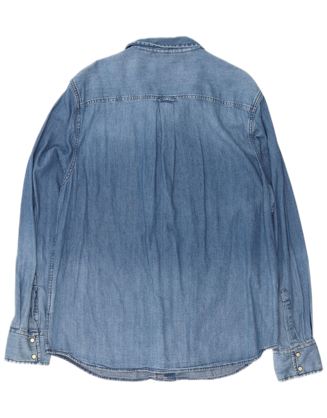 Cămașă de blugi pentru bărbați SUPERDRY 2XL, bumbac albastru