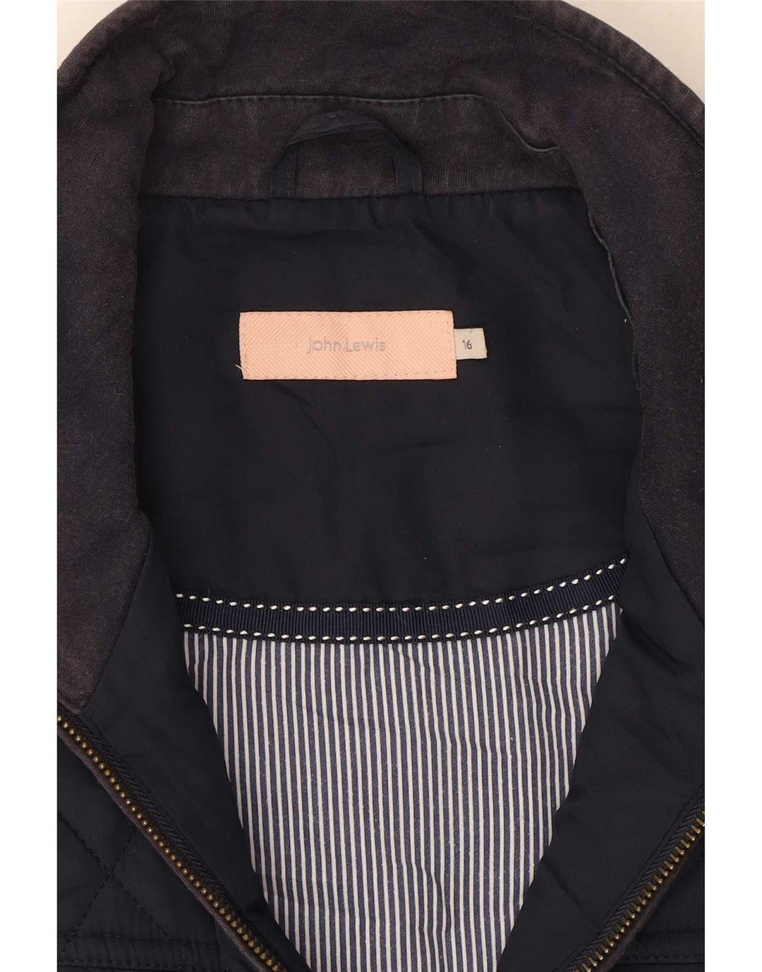 Gilet matlasat pentru femei John Lewis UK 16 mare poliester bleumarin