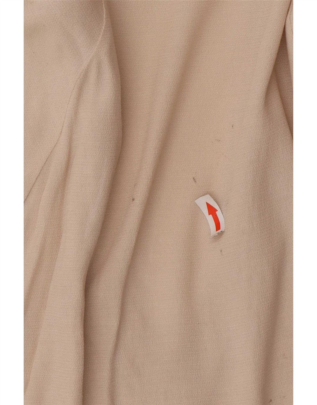 Top cu tunică supradimensionată pentru femei Zara UK 10 Small Beige Poliester