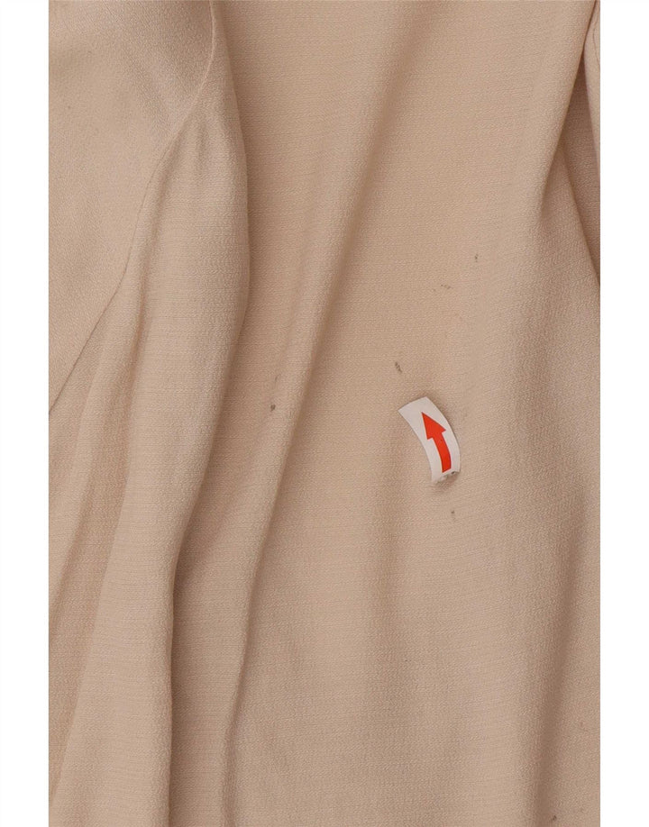 Top cu tunică supradimensionată pentru femei Zara UK 10 Small Beige Poliester
