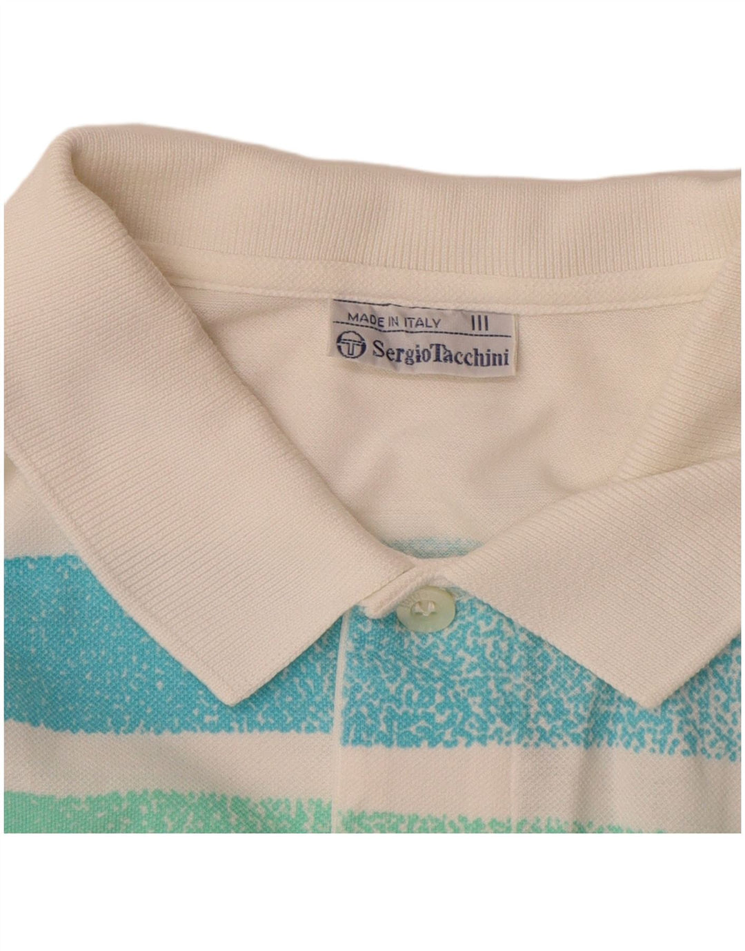 SERGIO TACCHINI Tricou Polo bărbați Bumbac cu dungi albe mici