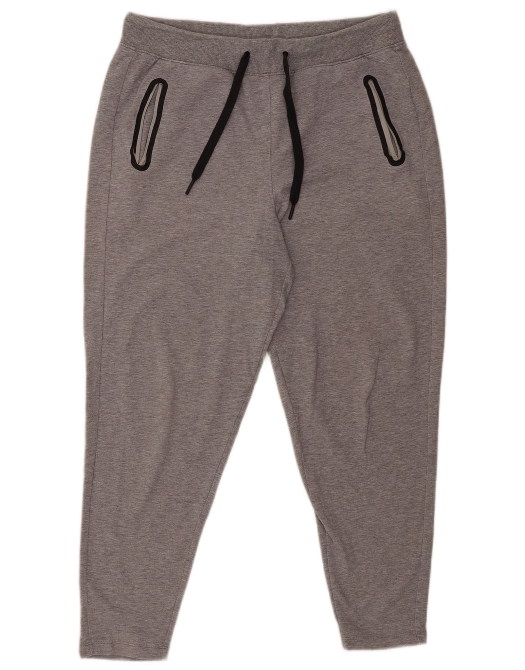 Pantaloni de trening pentru femei Marks & Spencer Crop UK 12 Bumbac gri mediu