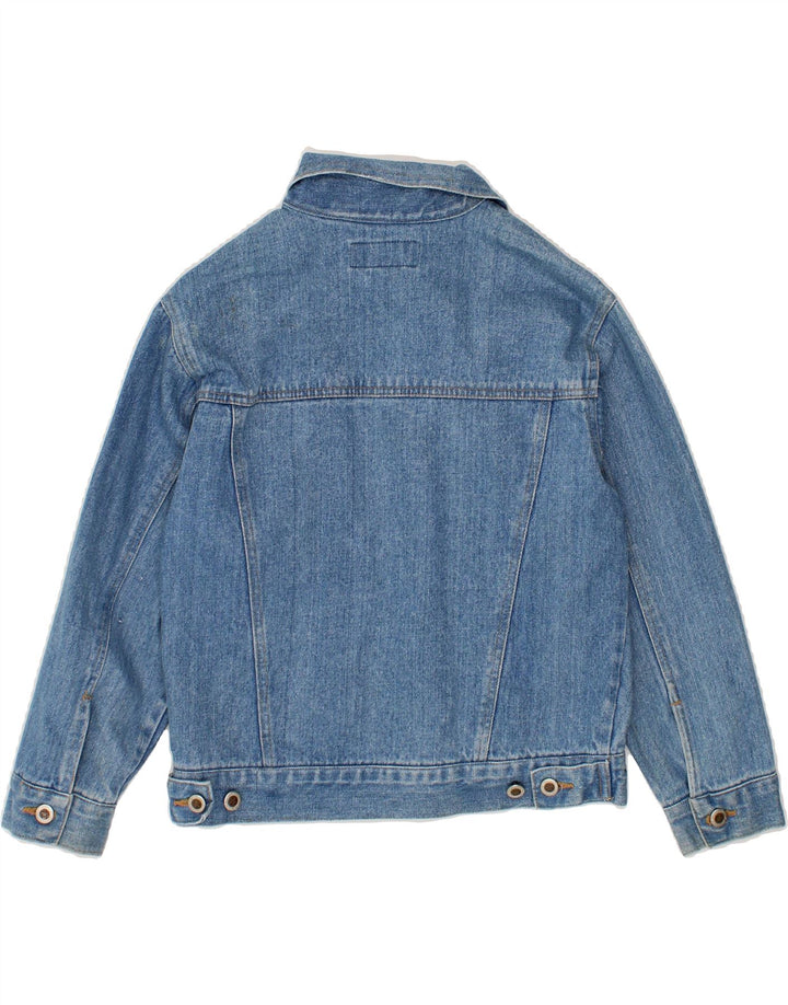 RETREAT Womens Denim Jacket UK 10 Small Blue Cotton Vintage Retreat and Second-Hand Retreat from Messina Hembry 