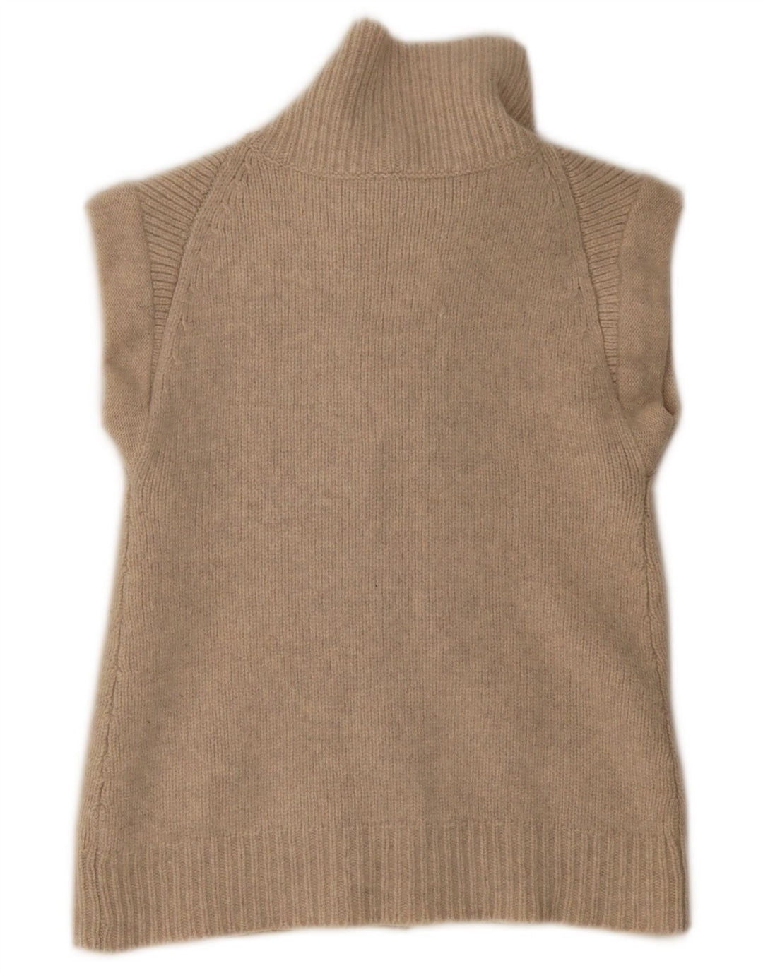 Pulover cardigan deschis fără mâneci pentru femei Gap UK 8 Bej mic