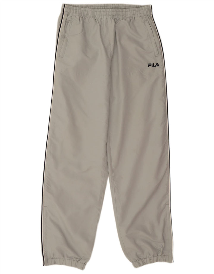 Pantaloni de trening cu grafică Fila pentru bărbați Joggeri mari Poliester verde