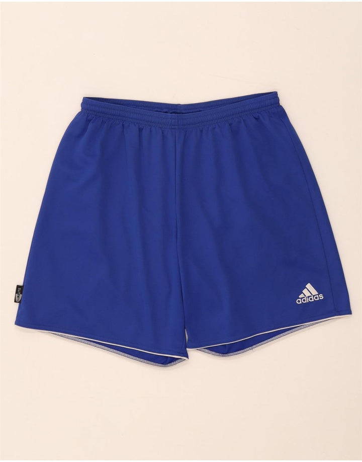 Pantaloni scurți sport pentru bărbați Adidas, mari, albastru, poliester