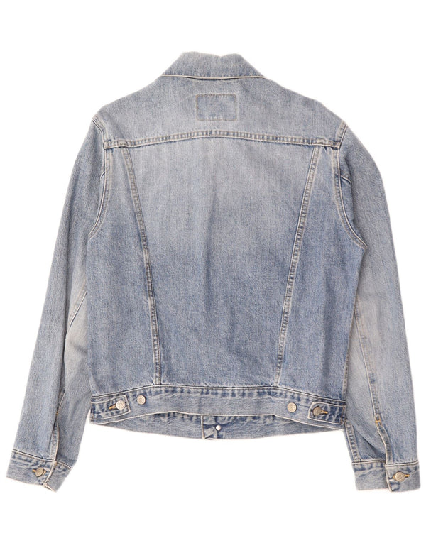 Jachetă de blugi pentru bărbați LEVI'S UK 38, bumbac albastru mediu