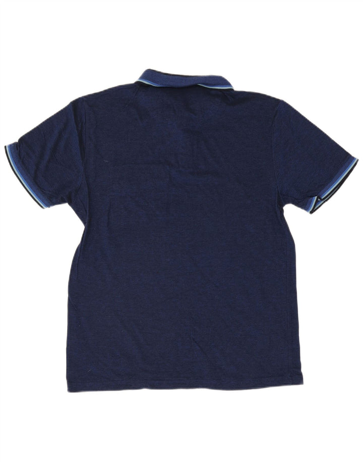 Tricou polo pentru bărbați Penguin, mare, din bumbac cu dungi, albastru bleumarin