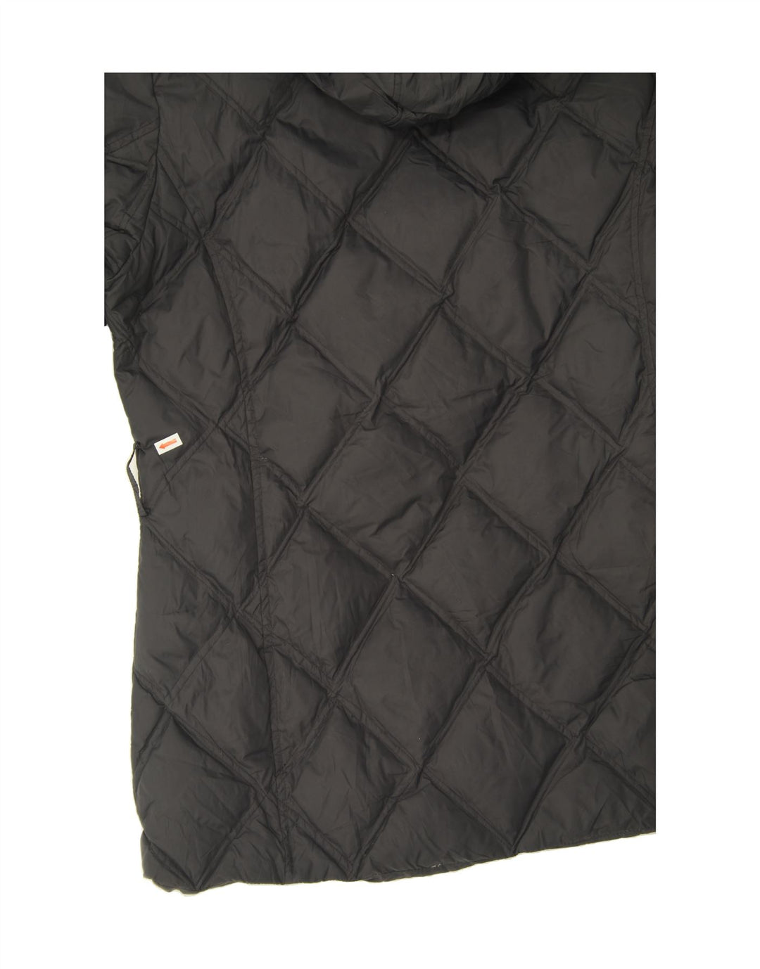 TOMMY HILFIGER Womens Hooded Padded Jacket UK 14 Medium Grey Nylon Vintage Tommy Hilfiger and Second-Hand Tommy Hilfiger from Messina Hembry 