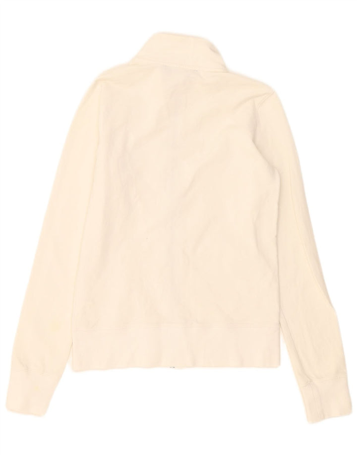 Jachetă de top pentru trening Calvin Klein Jeans pentru femei UK 12 Medium Off White